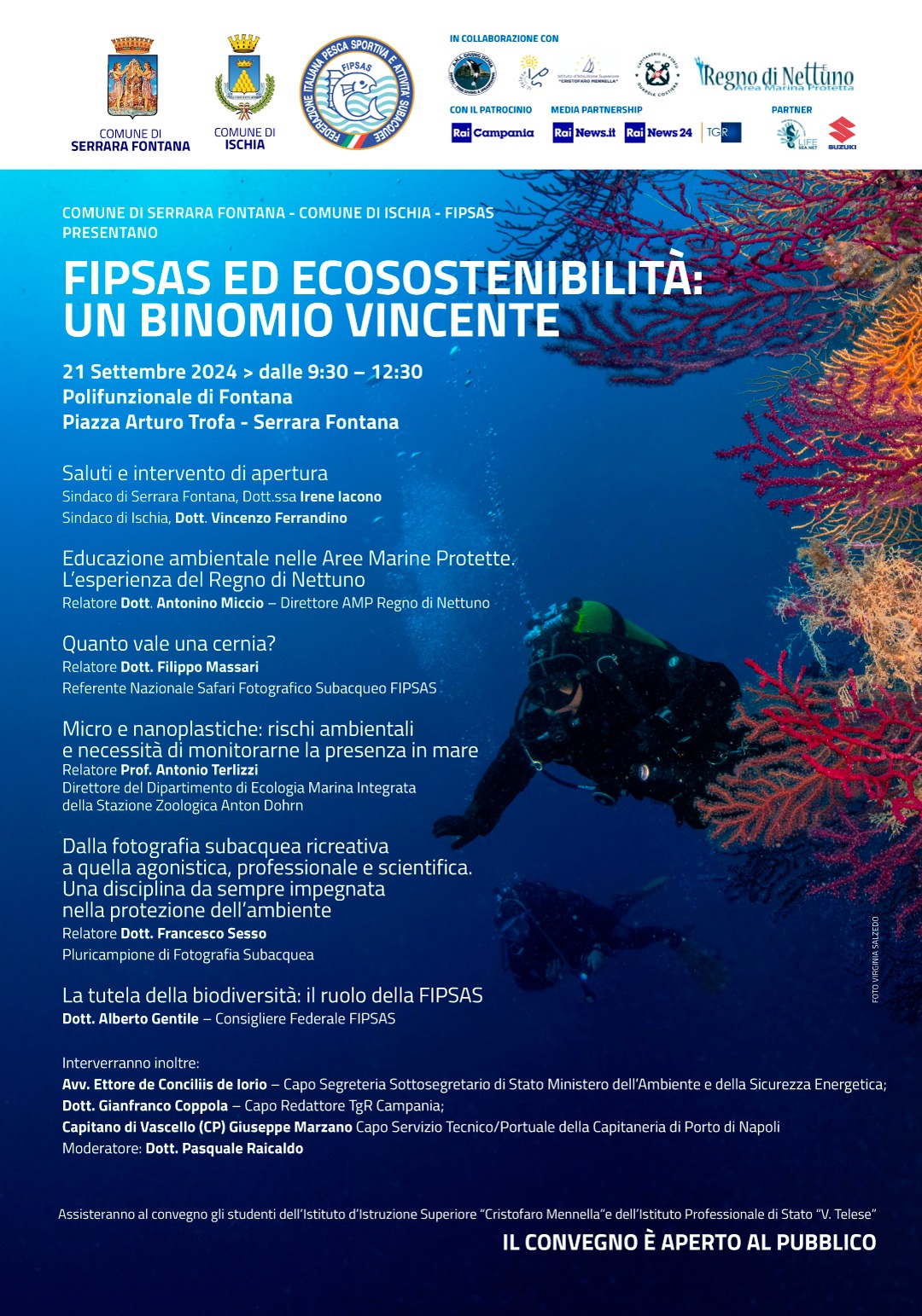 Locandina convegno FIPSAS ed Ecosostenibilità