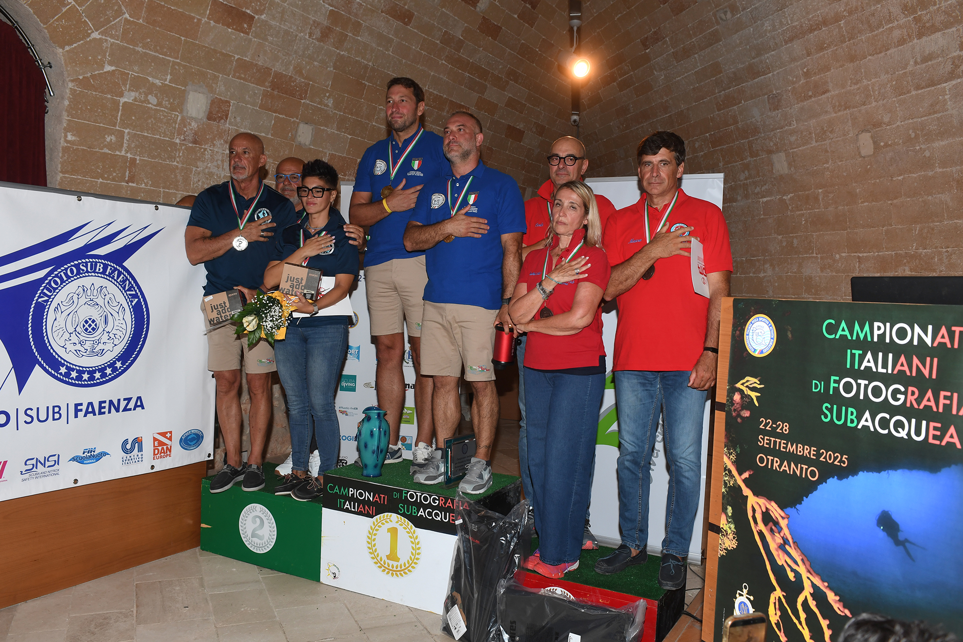 Podio CI Fotosub a Squadre 2025