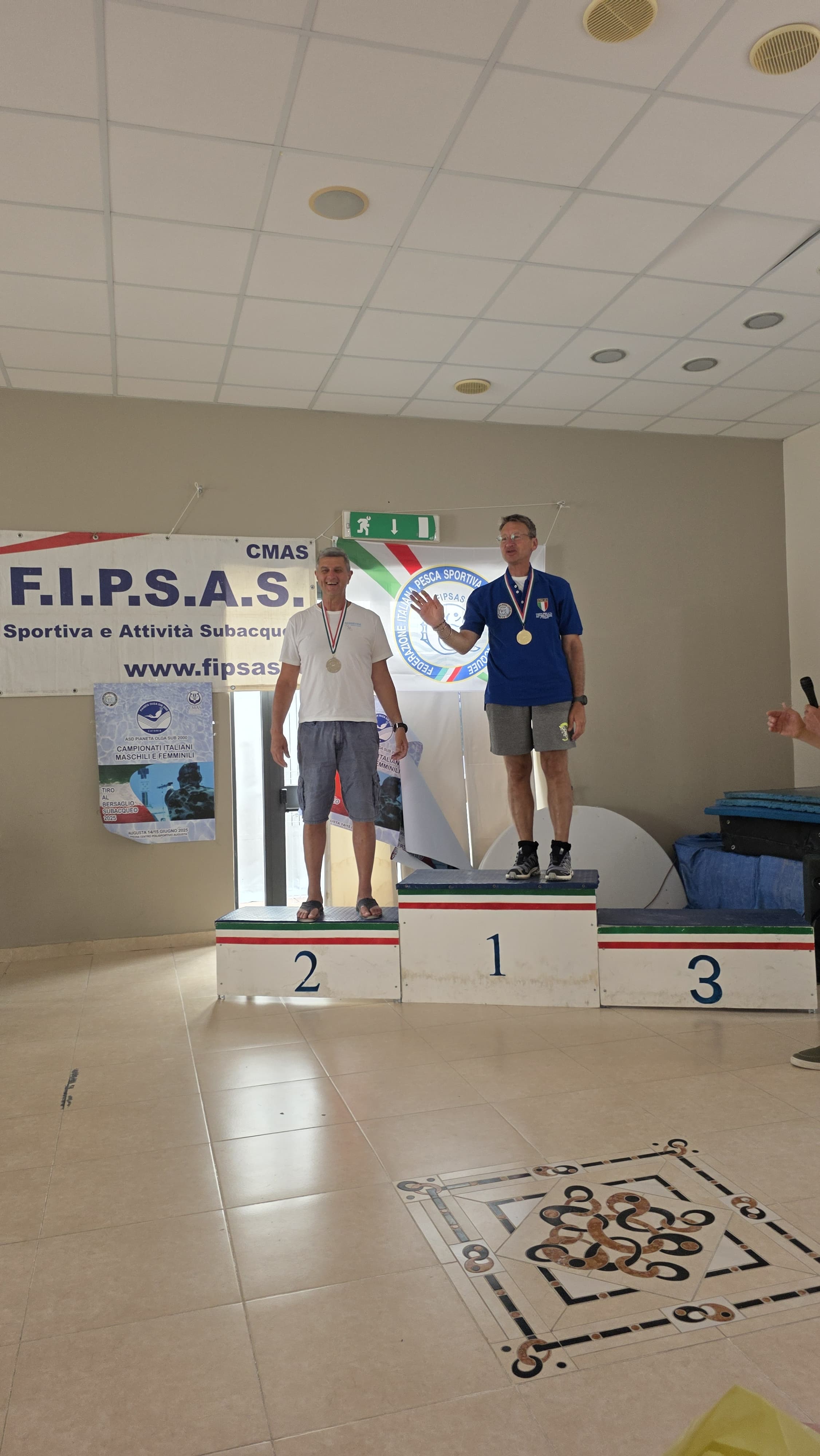 Podio biathlon maschile 1 categoria