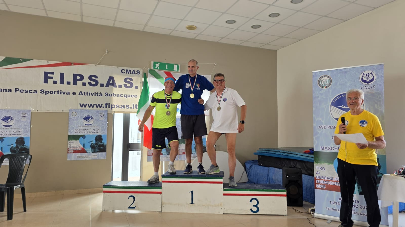 Podio suoer biathlon maschile elite