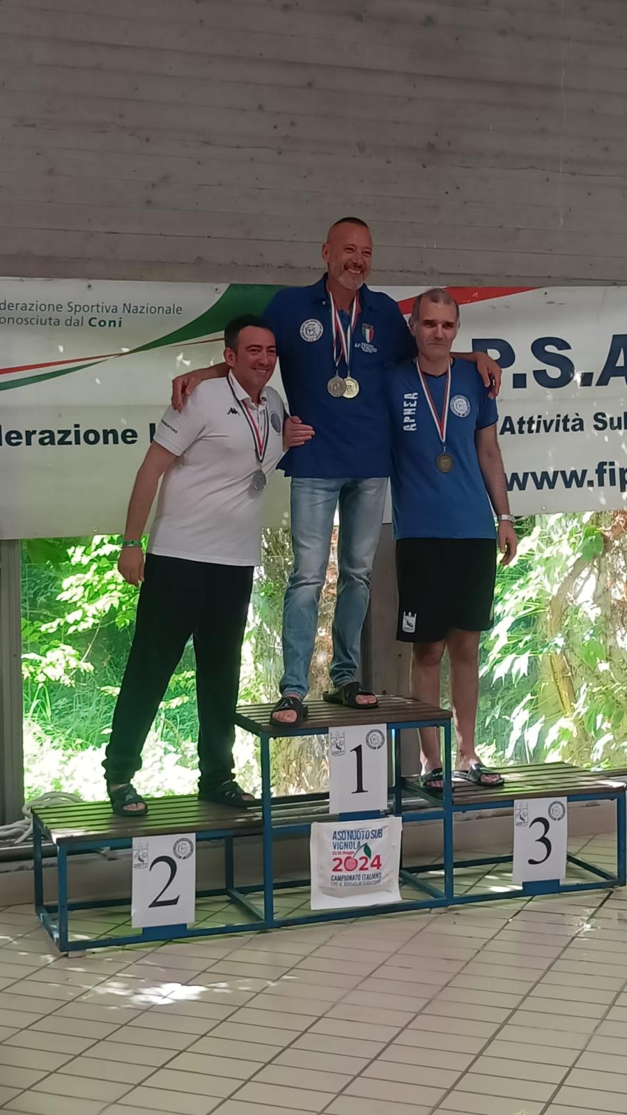 Podio super biathlon maschile elite 2024
