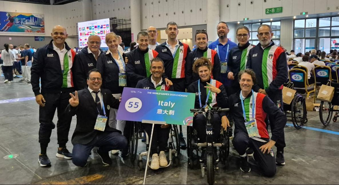 Foto nazionale apnea paralimpica Chengdu 2025