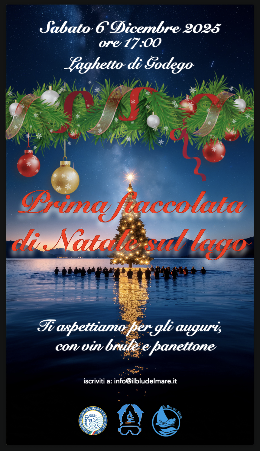 Locandina Fiaccolata di Natale 2025